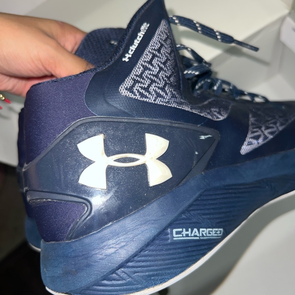 Under Armour Men's ClutchFit Drive 2 Blue Sneakers - Picture 4 of 12